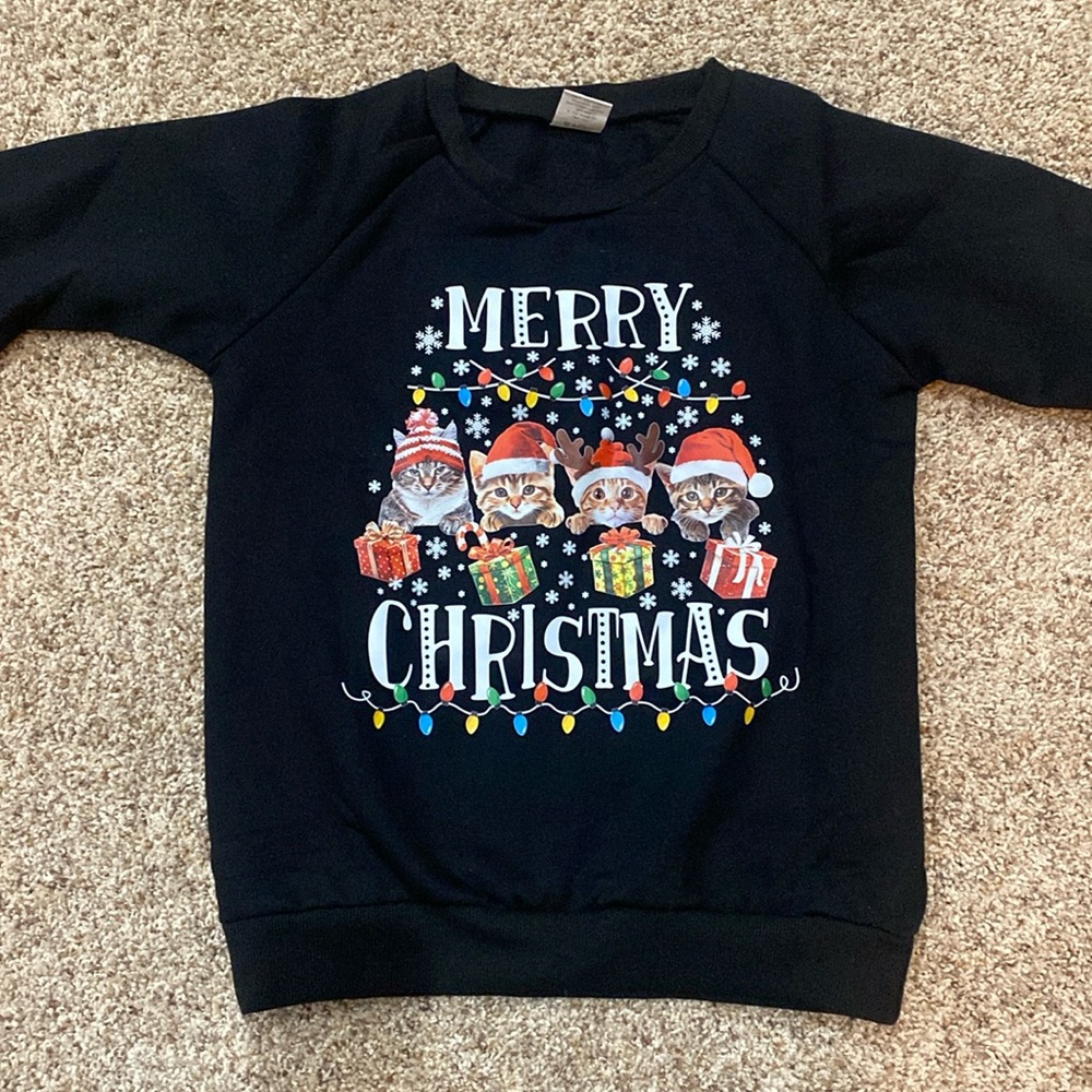 New kids size 12T Christmas Sweatshirt